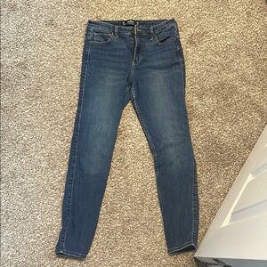 Hollister Blue High Rise Super Skinny Jeans